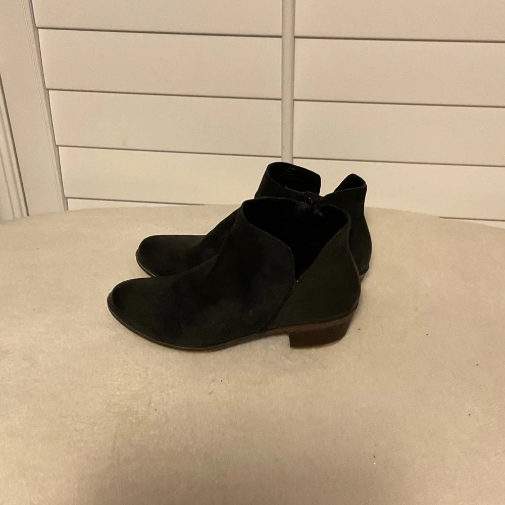 Lucky Brand Black Ankle Booties